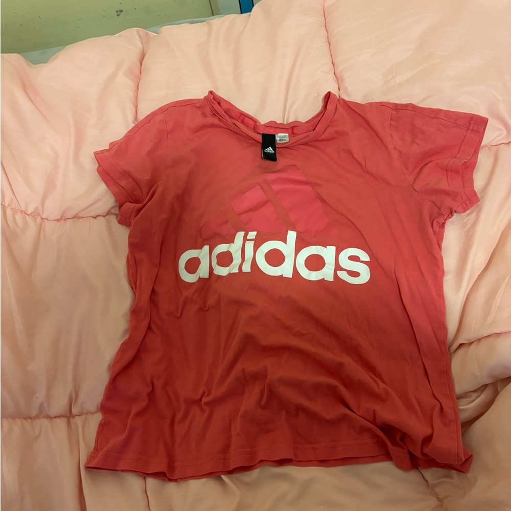Adidas Coral Tee with Logo